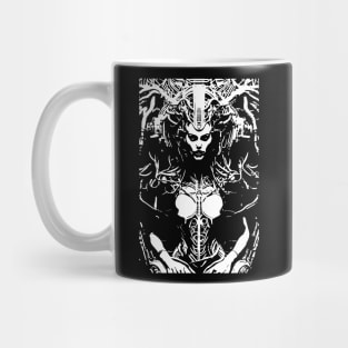 sci fi woman cyborg Mug